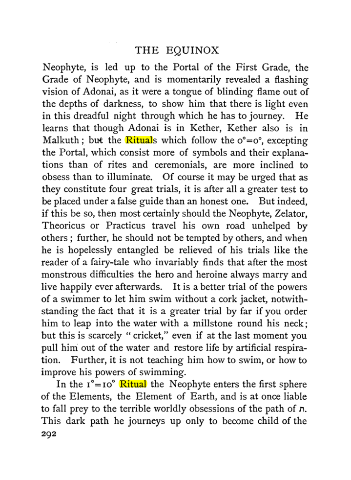 Original scan of The Equinox (Volume I, Number I), PDF page 300