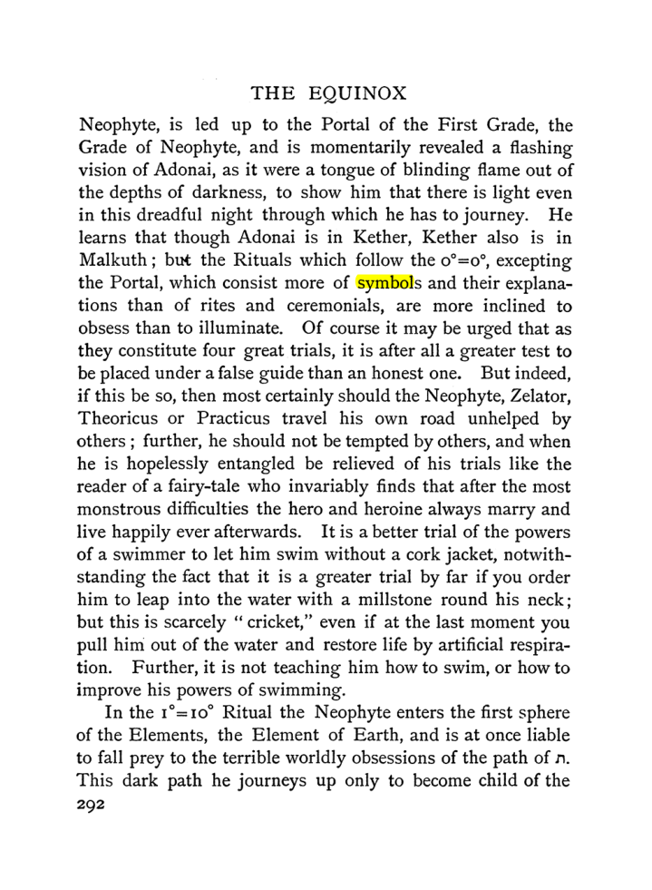 Original scan of The Equinox (Volume I, Number I), PDF page 300