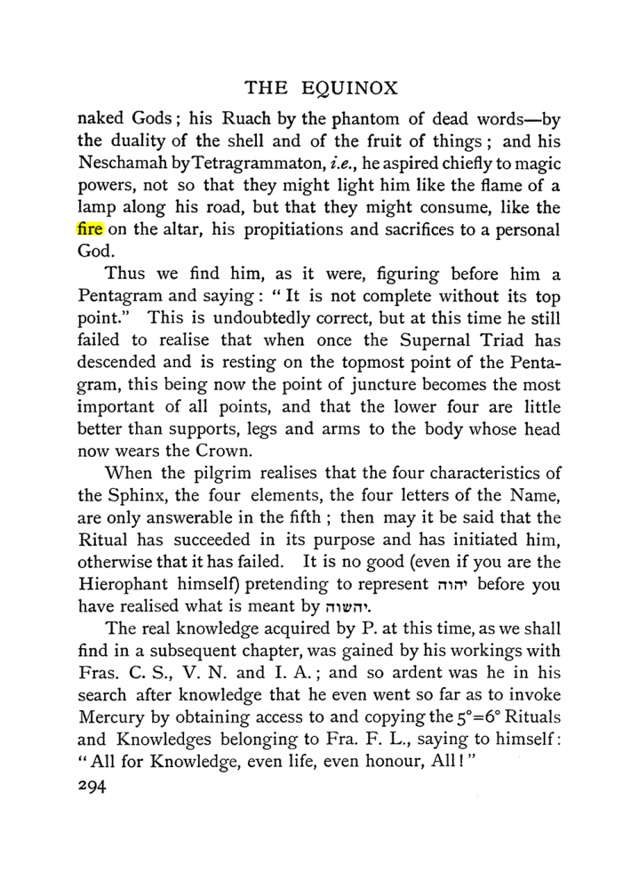 Original scan of The Equinox (Volume I, Number I), PDF page 302