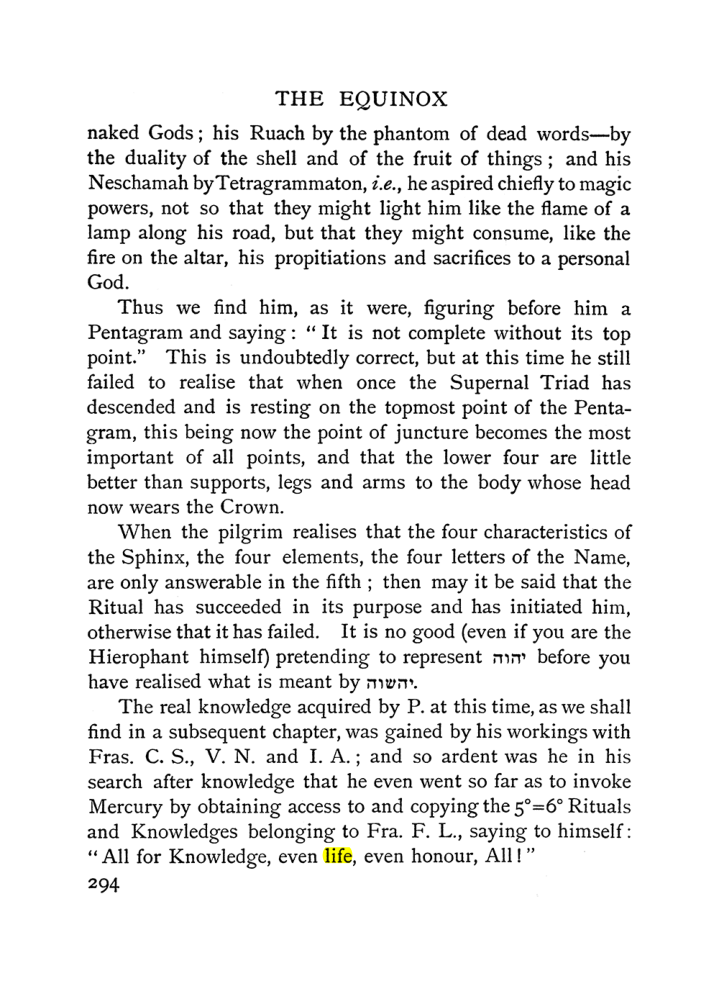 Original scan of The Equinox (Volume I, Number I), PDF page 302