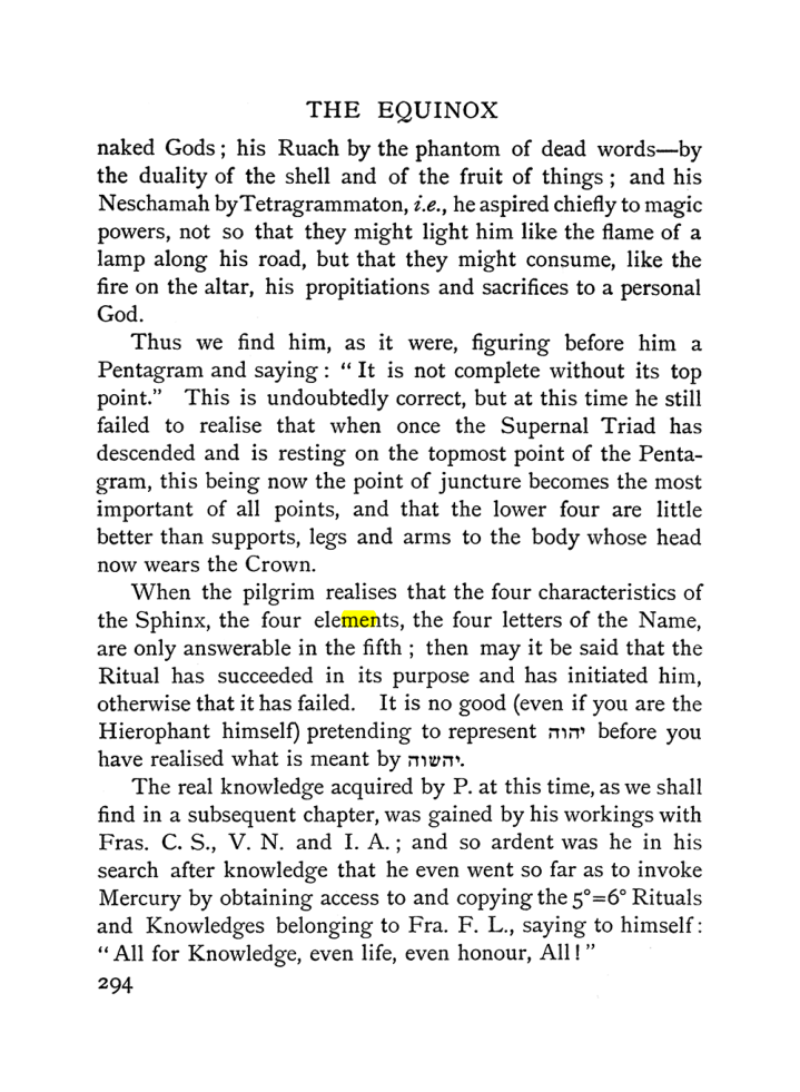 Original scan of The Equinox (Volume I, Number I), PDF page 302