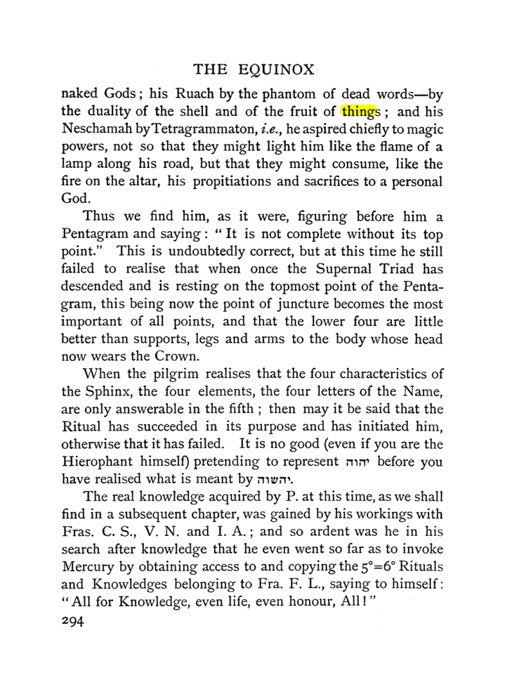 Original scan of The Equinox (Volume I, Number I), PDF page 302