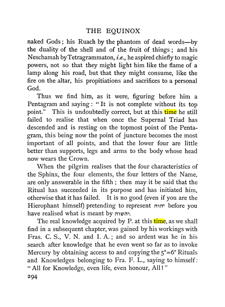 Original scan of The Equinox (Volume I, Number I), PDF page 302
