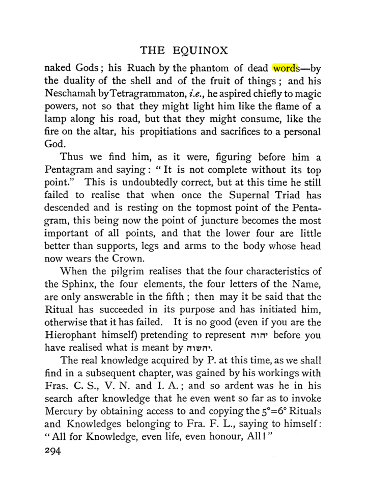 Original scan of The Equinox (Volume I, Number I), PDF page 302