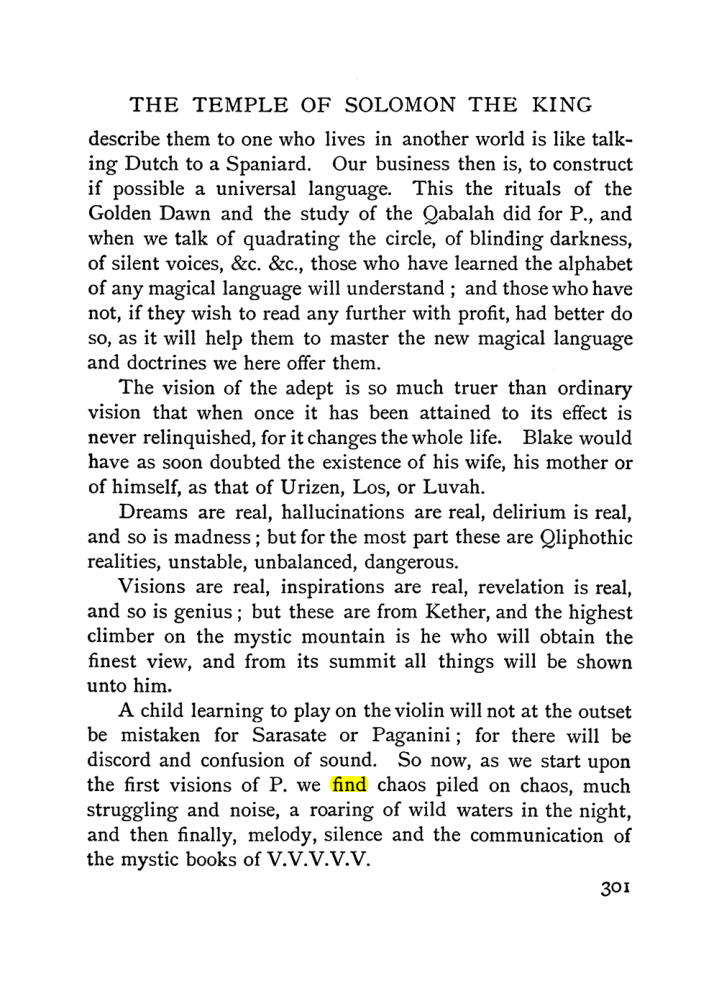 Original scan of The Equinox (Volume I, Number I), PDF page 309