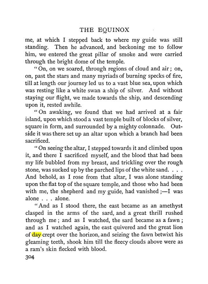 Original scan of The Equinox (Volume I, Number I), PDF page 312
