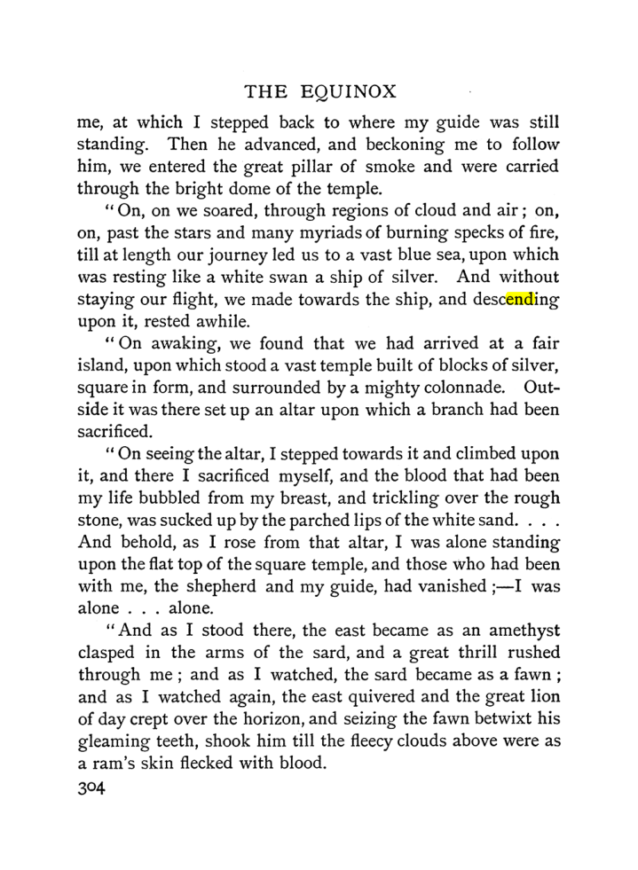 Original scan of The Equinox (Volume I, Number I), PDF page 312