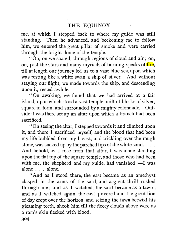 Original scan of The Equinox (Volume I, Number I), PDF page 312
