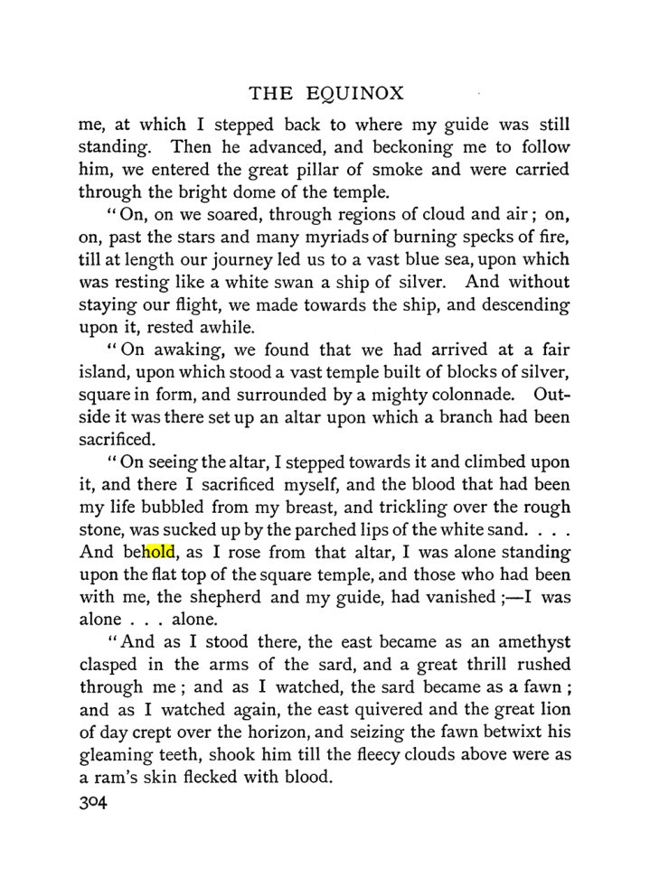 Original scan of The Equinox (Volume I, Number I), PDF page 312