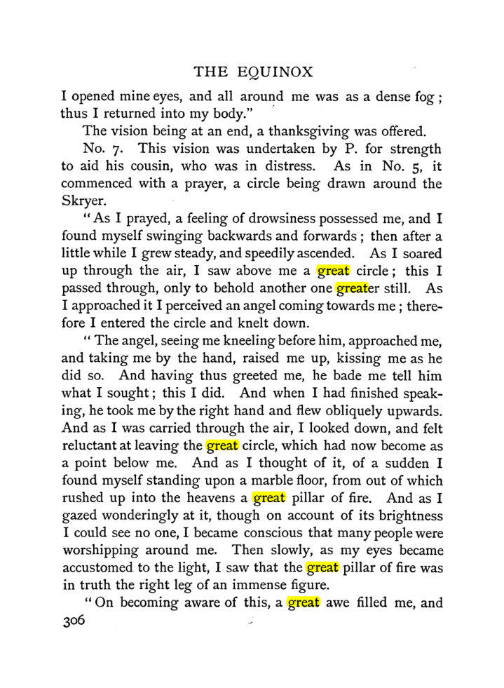 Original scan of The Equinox (Volume I, Number I), PDF page 314