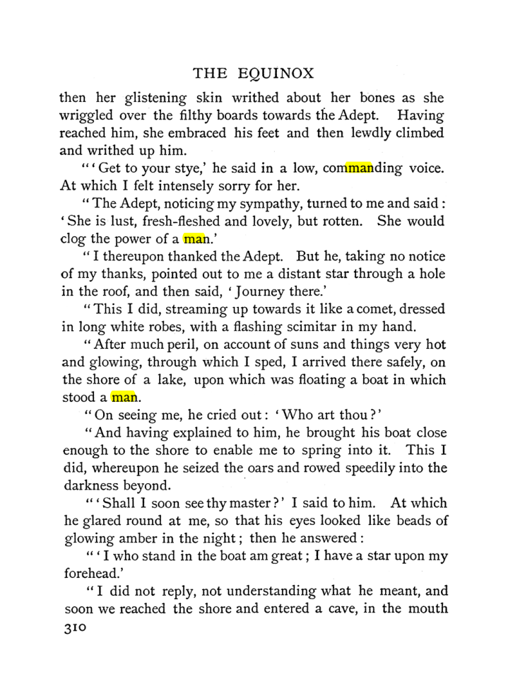 Original scan of The Equinox (Volume I, Number I), PDF page 318