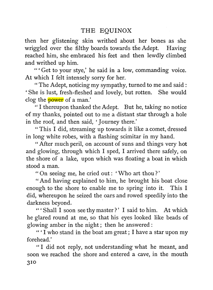 Original scan of The Equinox (Volume I, Number I), PDF page 318