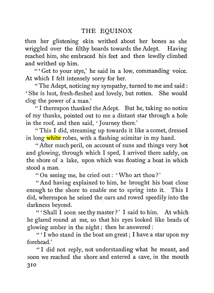 Original scan of The Equinox (Volume I, Number I), PDF page 318