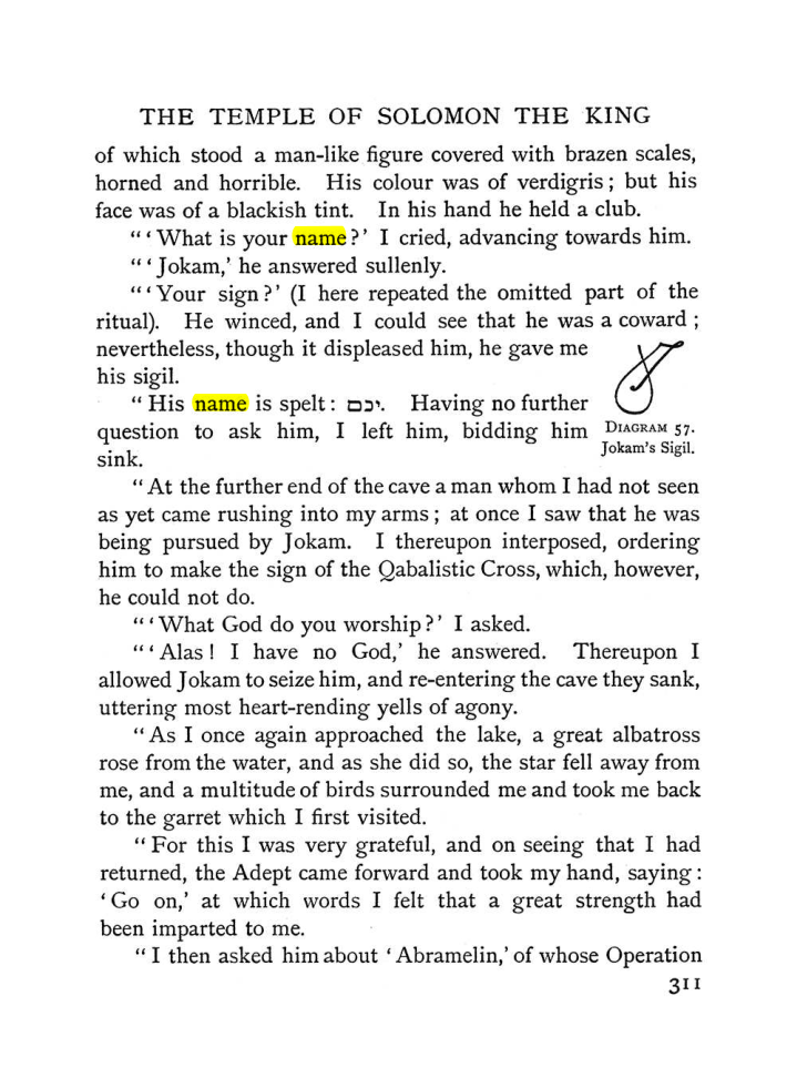 Original scan of The Equinox (Volume I, Number I), PDF page 319
