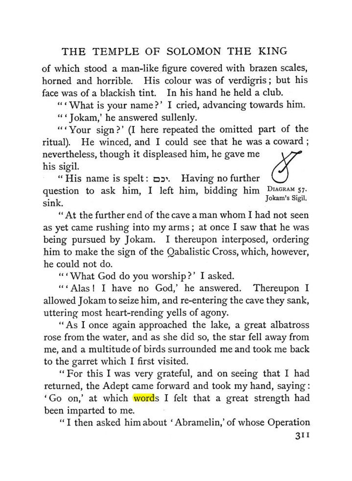Original scan of The Equinox (Volume I, Number I), PDF page 319