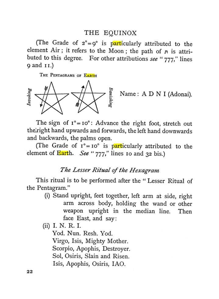 Original scan of The Equinox (Volume I, Number I), PDF page 32