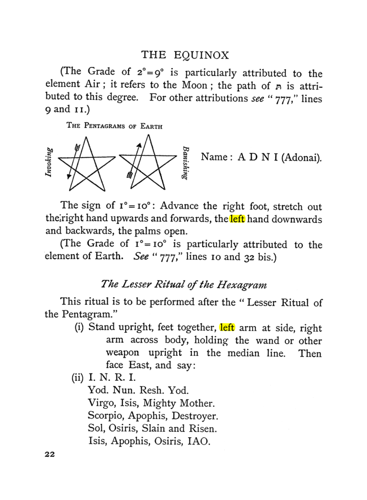 Original scan of The Equinox (Volume I, Number I), PDF page 32