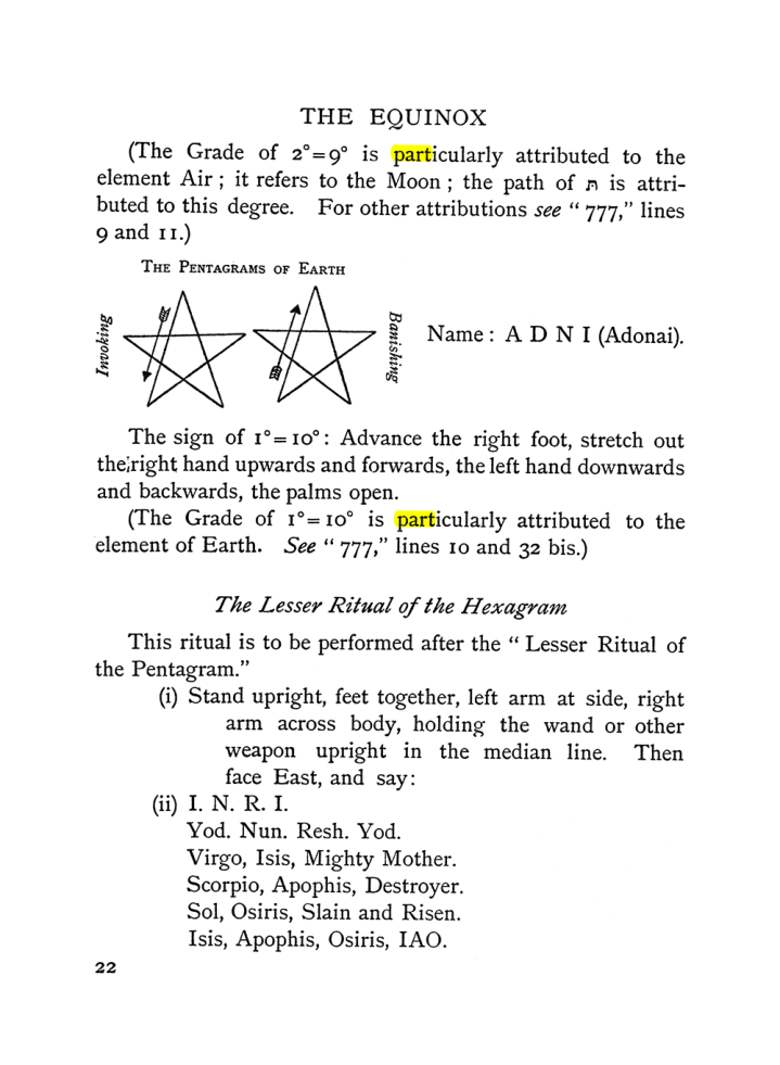 Original scan of The Equinox (Volume I, Number I), PDF page 32