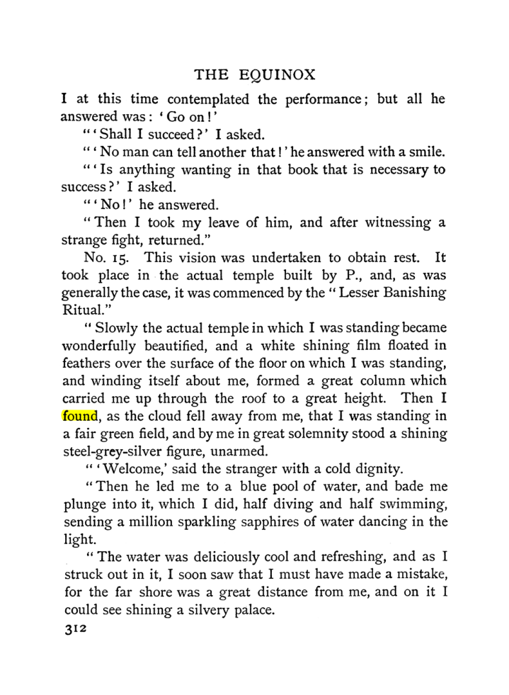Original scan of The Equinox (Volume I, Number I), PDF page 320