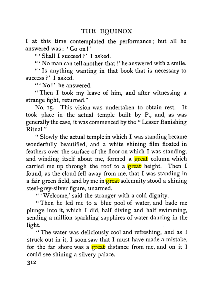 Original scan of The Equinox (Volume I, Number I), PDF page 320