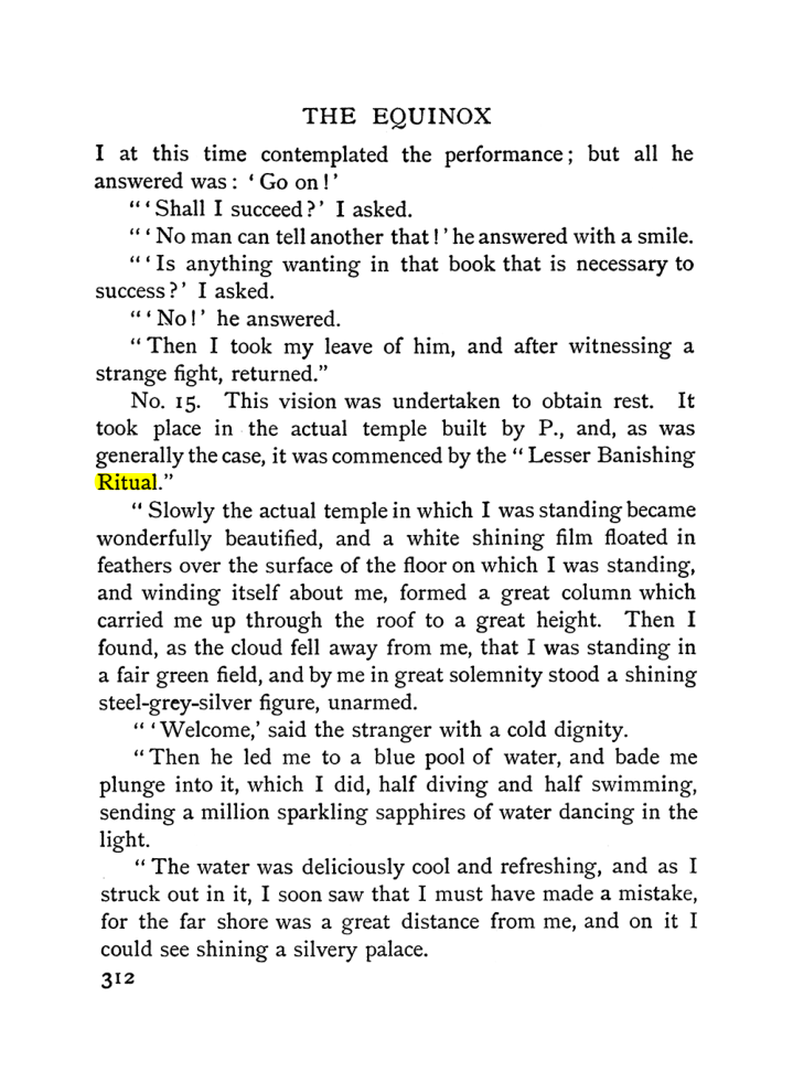 Original scan of The Equinox (Volume I, Number I), PDF page 320