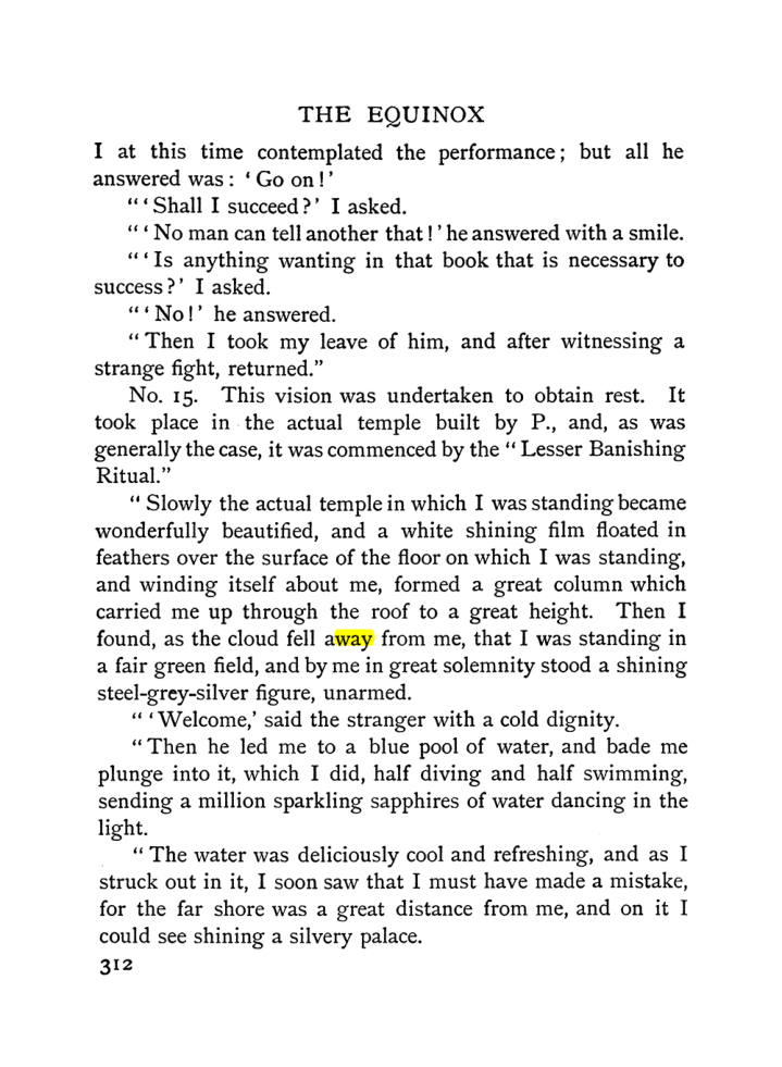 Original scan of The Equinox (Volume I, Number I), PDF page 320