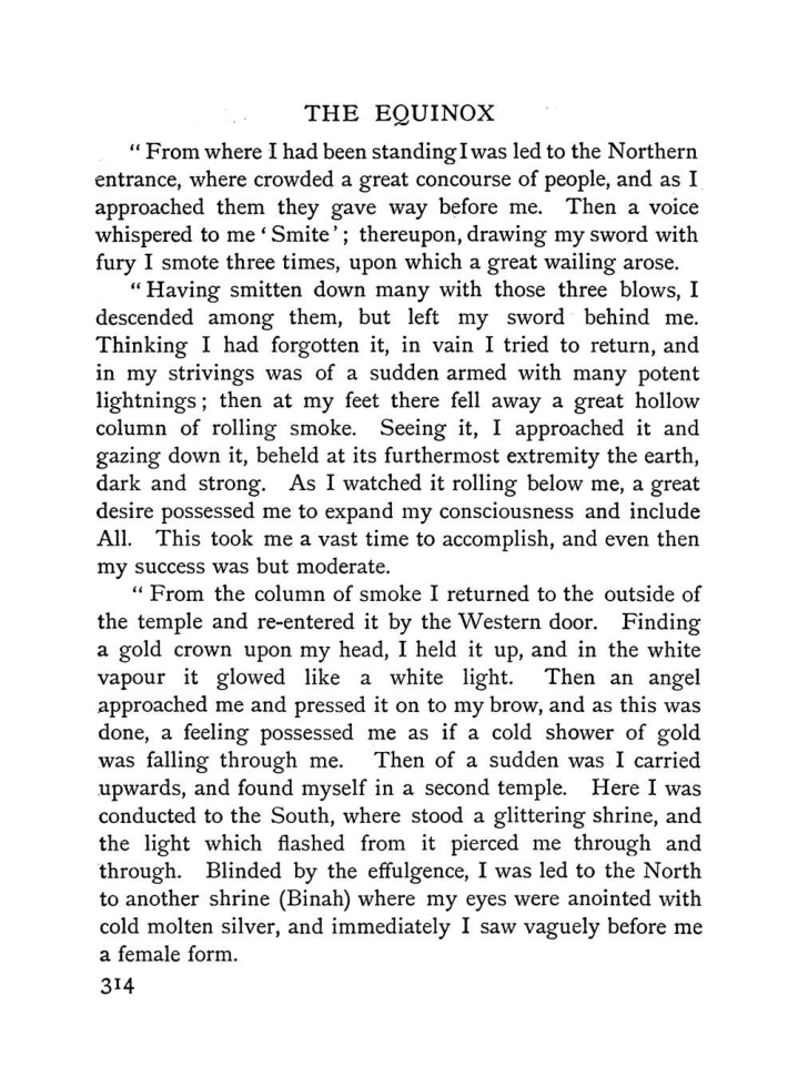 Original scan of The Equinox (Volume I, Number I), PDF page 322