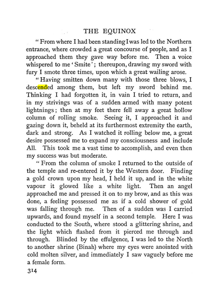 Original scan of The Equinox (Volume I, Number I), PDF page 322