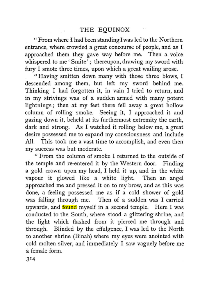 Original scan of The Equinox (Volume I, Number I), PDF page 322