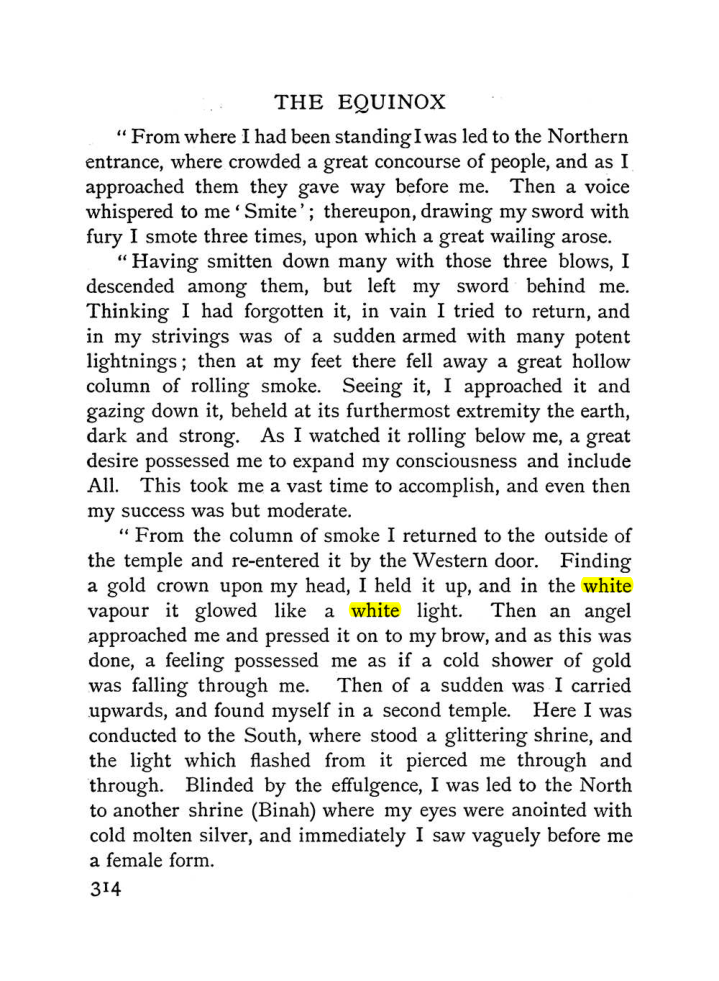 Original scan of The Equinox (Volume I, Number I), PDF page 322