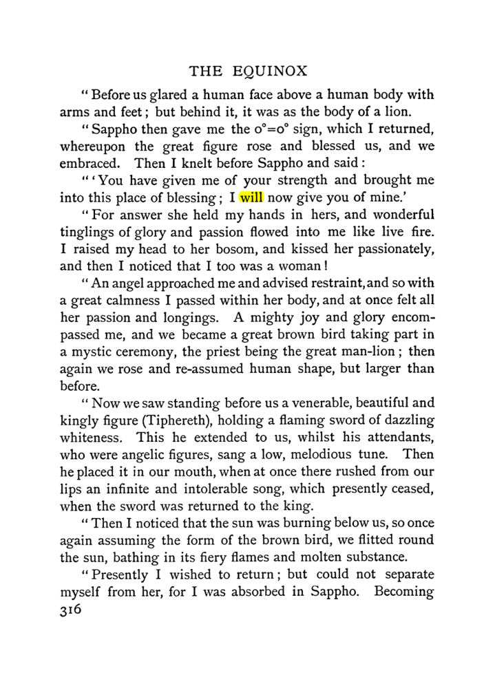 Original scan of The Equinox (Volume I, Number I), PDF page 324