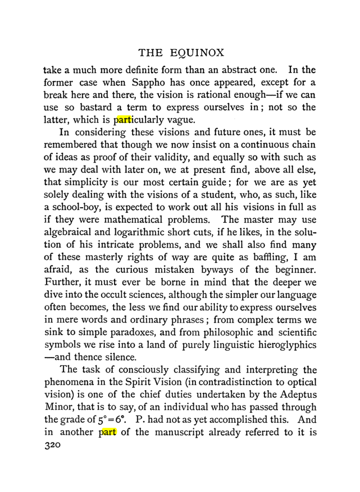 Original scan of The Equinox (Volume I, Number I), PDF page 328