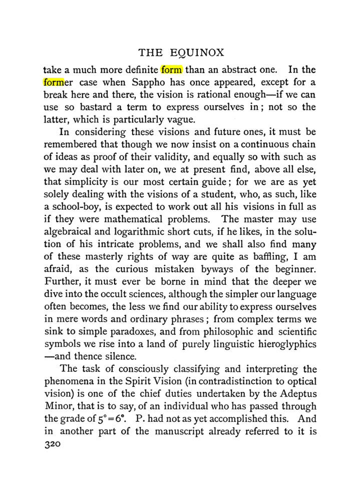 Original scan of The Equinox (Volume I, Number I), PDF page 328