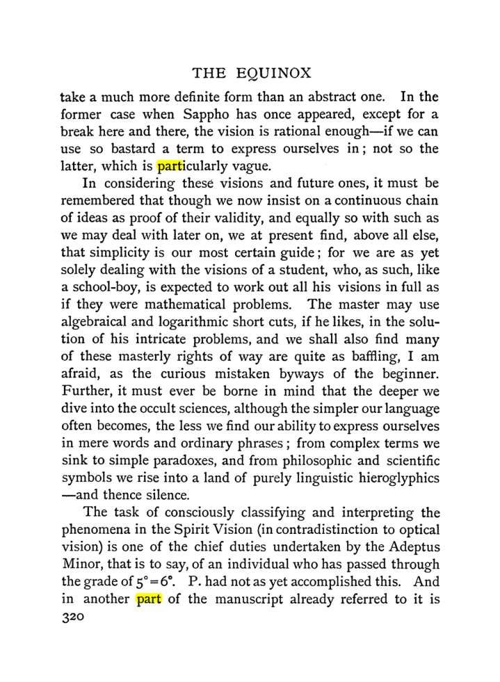 Original scan of The Equinox (Volume I, Number I), PDF page 328