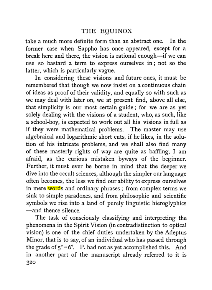 Original scan of The Equinox (Volume I, Number I), PDF page 328