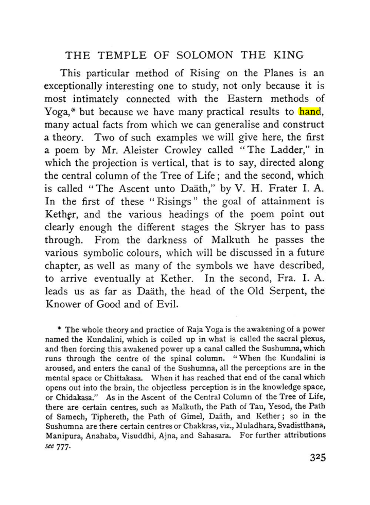 Original scan of The Equinox (Volume I, Number I), PDF page 333