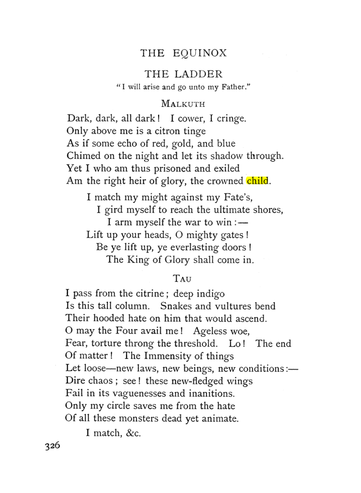 Original scan of The Equinox (Volume I, Number I), PDF page 334