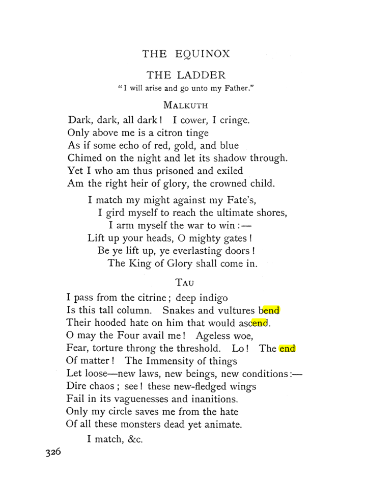 Original scan of The Equinox (Volume I, Number I), PDF page 334