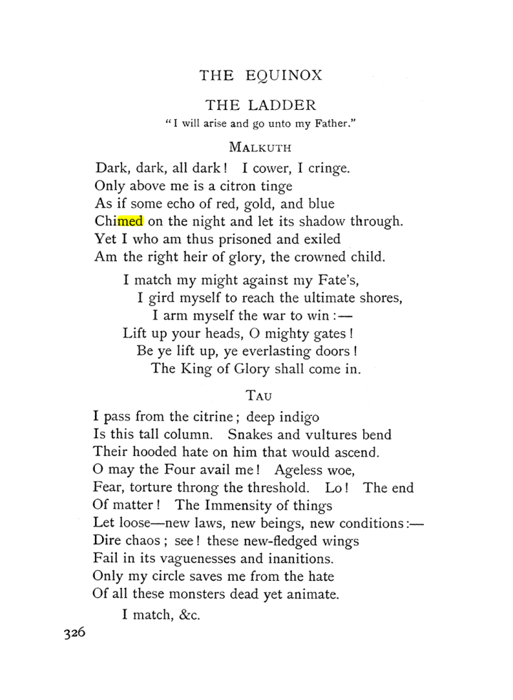 Original scan of The Equinox (Volume I, Number I), PDF page 334