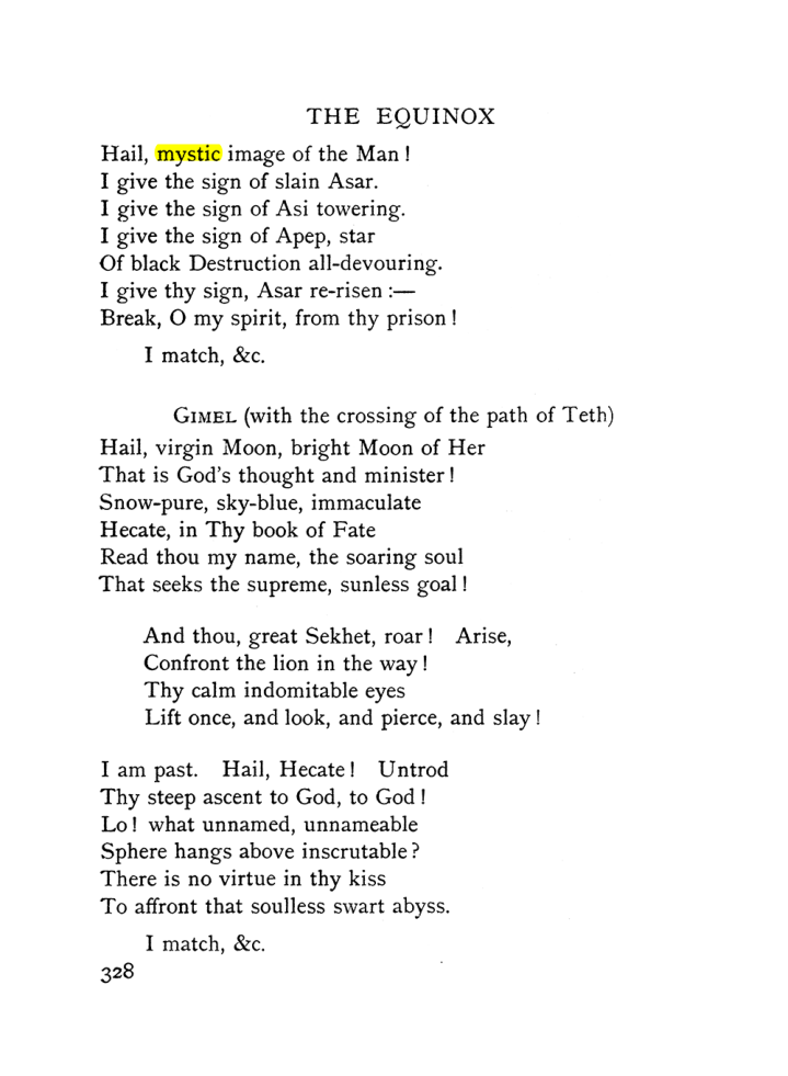 Original scan of The Equinox (Volume I, Number I), PDF page 336