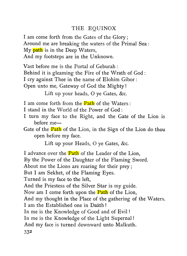 Original scan of The Equinox (Volume I, Number I), PDF page 340
