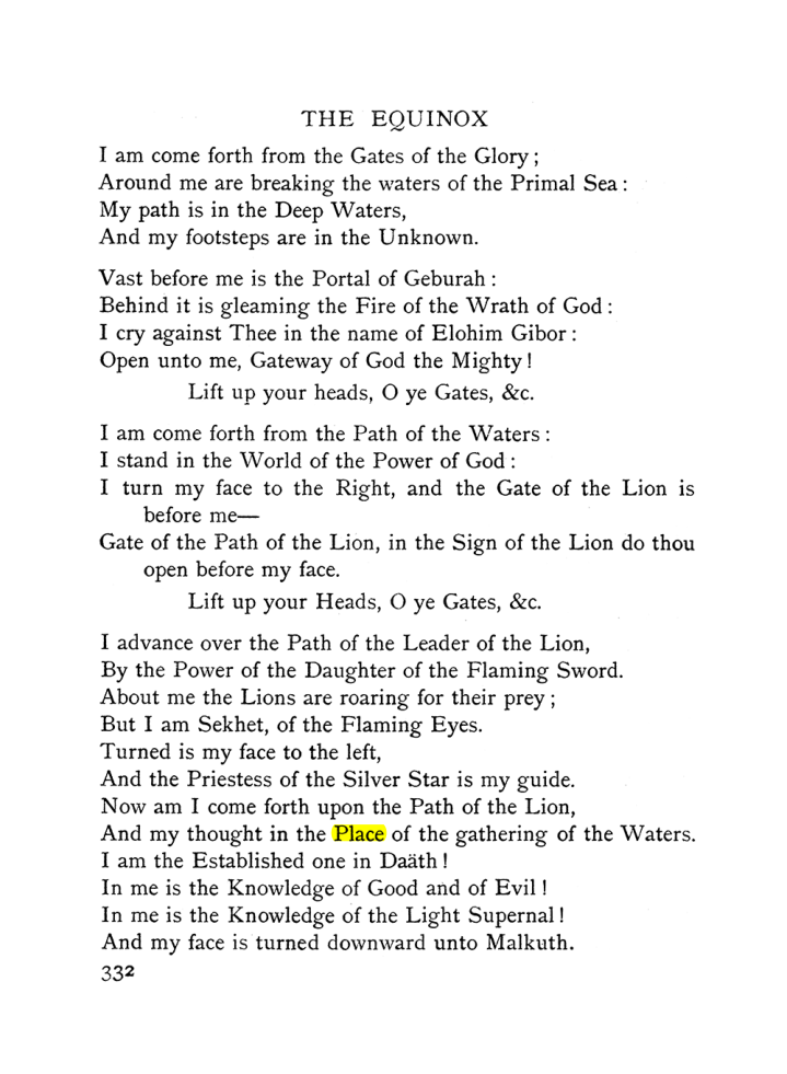 Original scan of The Equinox (Volume I, Number I), PDF page 340