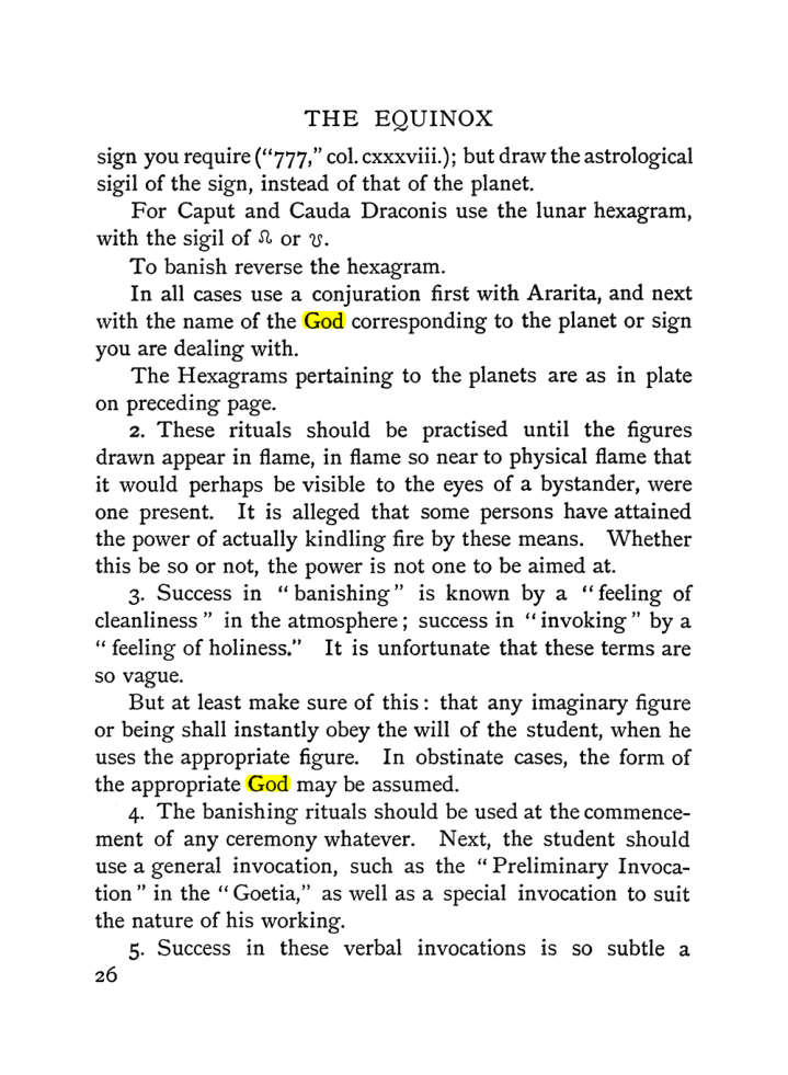 Original scan of The Equinox (Volume I, Number I), PDF page 36
