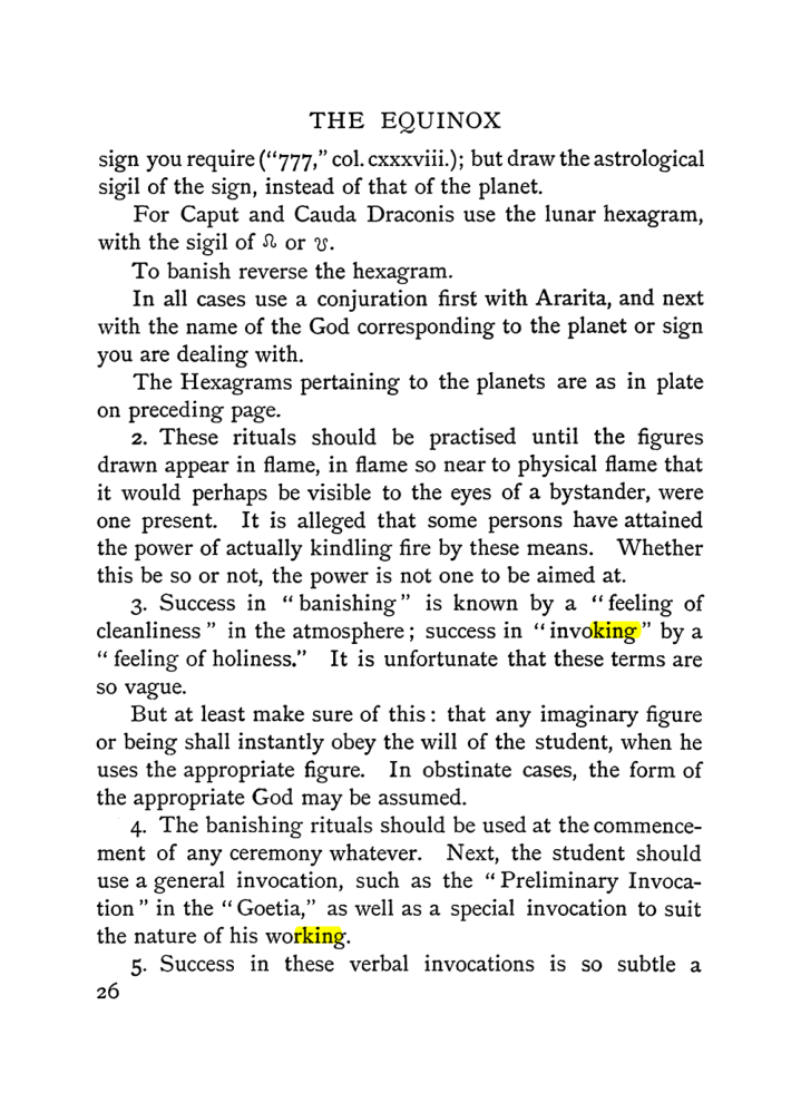 Original scan of The Equinox (Volume I, Number I), PDF page 36