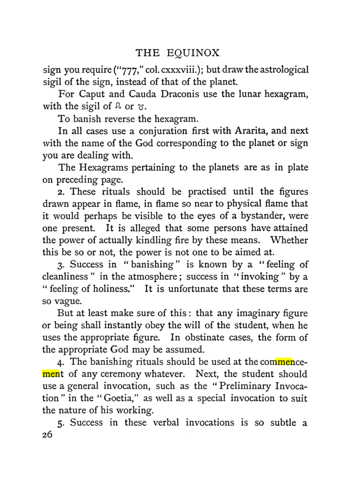 Original scan of The Equinox (Volume I, Number I), PDF page 36