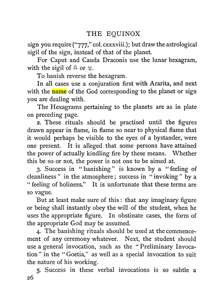 Original scan of The Equinox (Volume I, Number I), PDF page 36