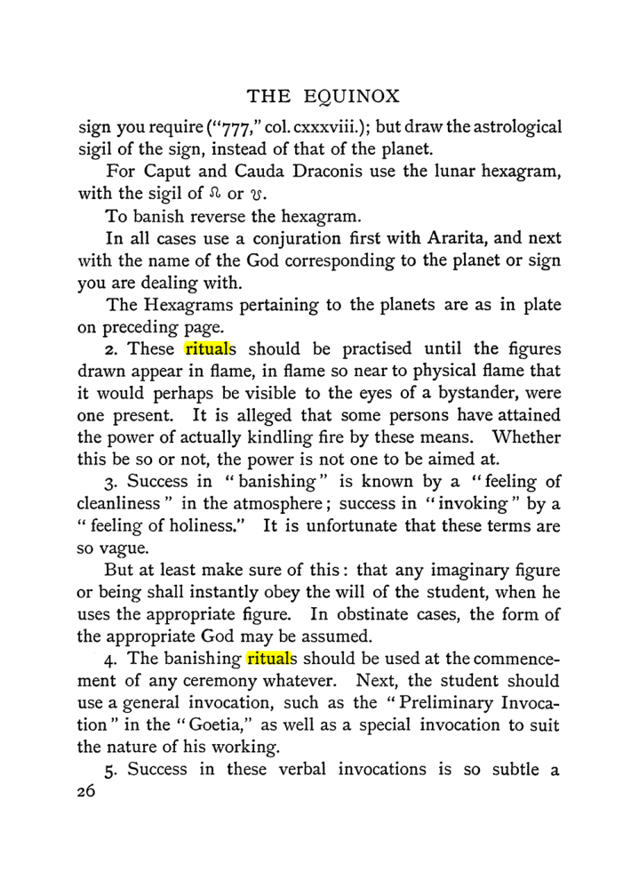 Original scan of The Equinox (Volume I, Number I), PDF page 36