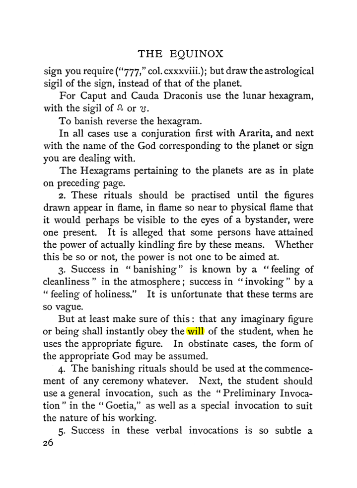 Original scan of The Equinox (Volume I, Number I), PDF page 36