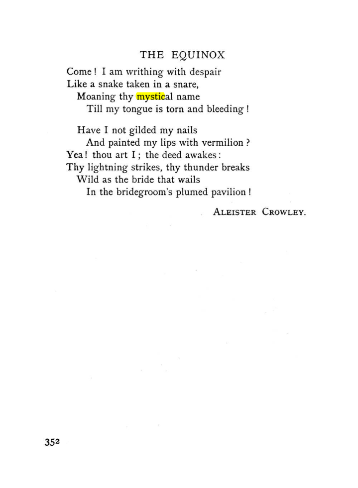 Original scan of The Equinox (Volume I, Number I), PDF page 360