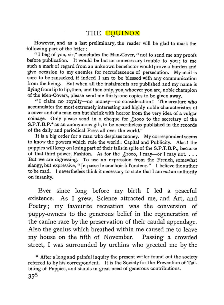 Original scan of The Equinox (Volume I, Number I), PDF page 364